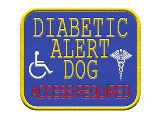 Service Dog Gear - Diabetic Alert Dog - Access Required